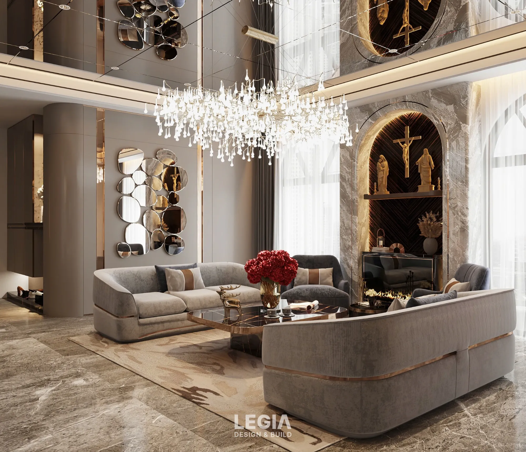 LEGIA DESIGN & BUILD | Cách bố trí ánh sáng