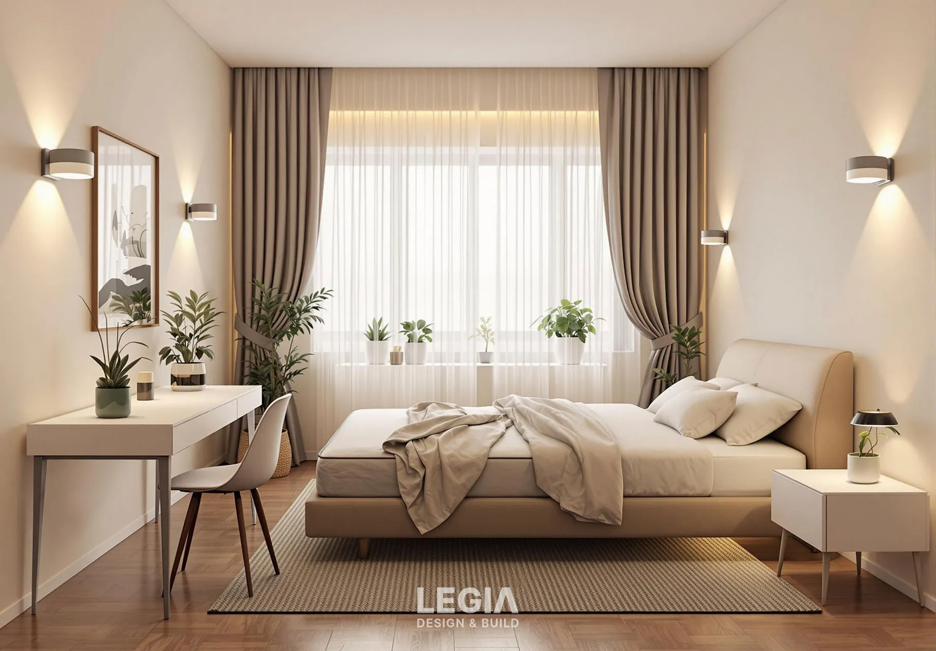 LEGIA DESIGN & BUILD | Cách bố trí ánh sáng