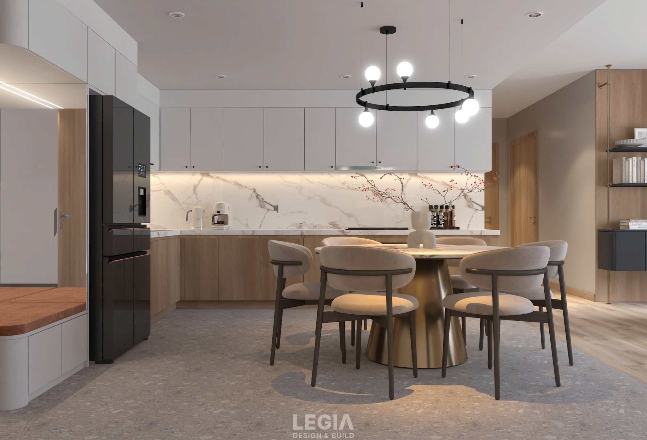 Căn hộ 3 phòng ngủ full nội thất - Lê Gia DB