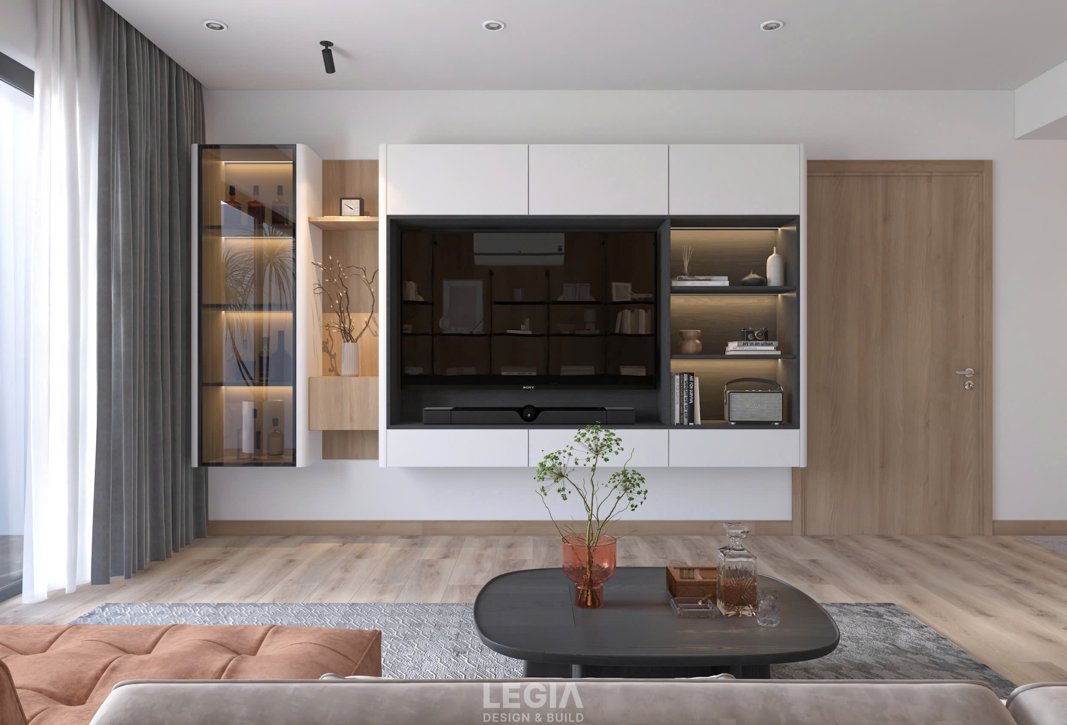 Căn hộ 3 phòng ngủ full nội thất - Lê Gia DB